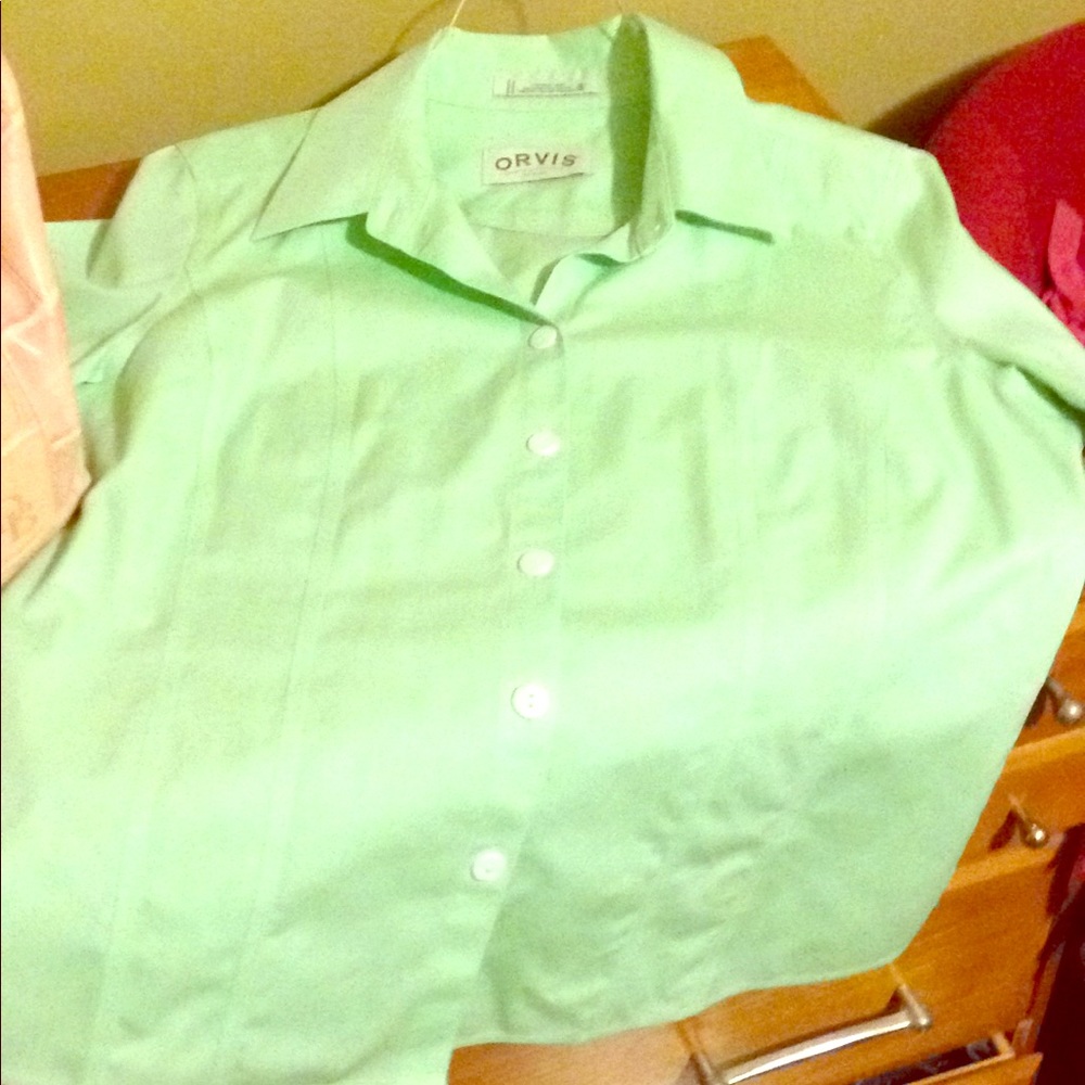 Orvis Blouse - Green - Final Markdown